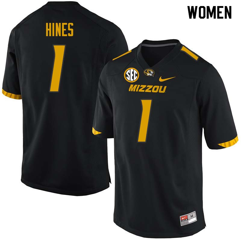 Women #1 Anthony Hines Missouri Tigers College Football Jerseys Sale-Black